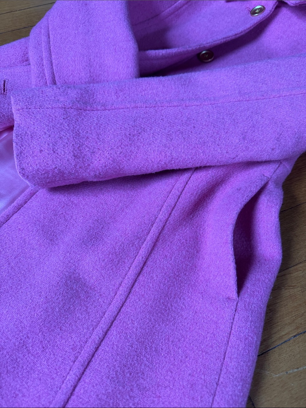 J. Crew Pink Wool-Blend  Coat - Picture 16 of 16